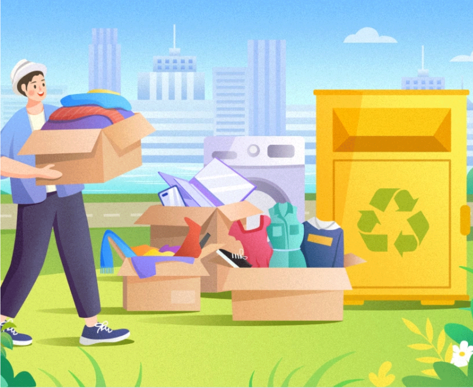 万家生活绿色回收生态